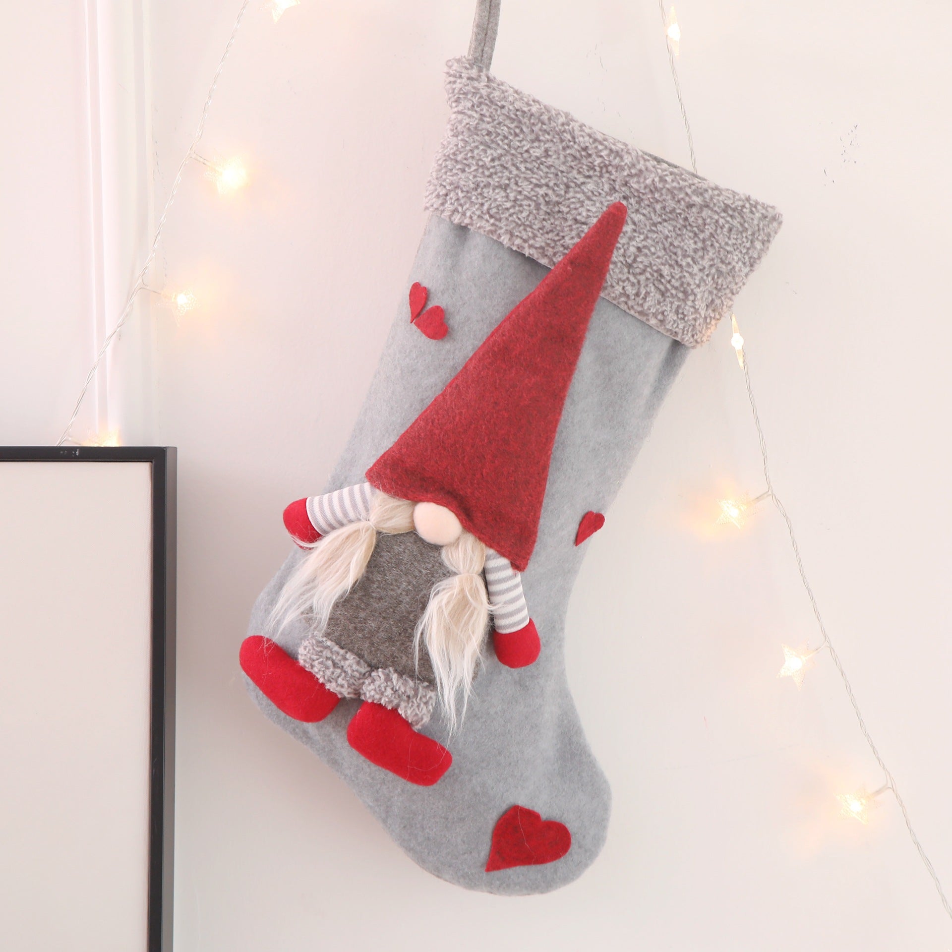 Classic red & white Christmas socking, Christmas gift bags