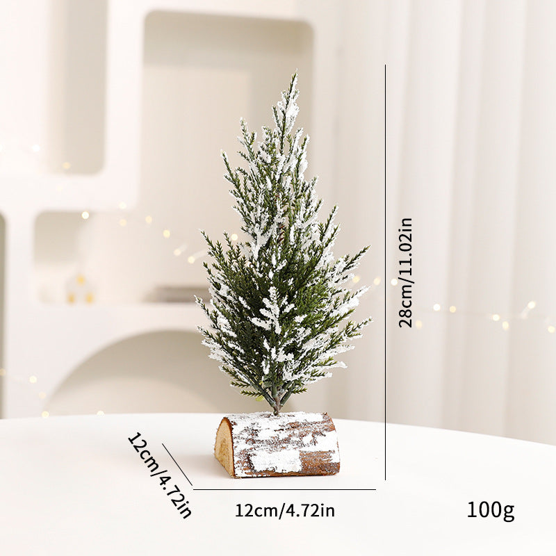Christmas Tree Decoration Plastic Pot with Red Berries for Holiday Scene Display