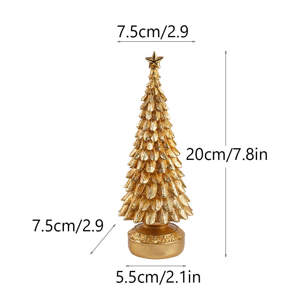 Christmas tree ornaments home decor living room tabletop