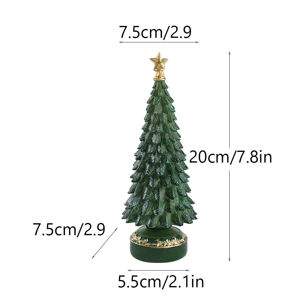 Christmas tree ornaments home decor living room tabletop