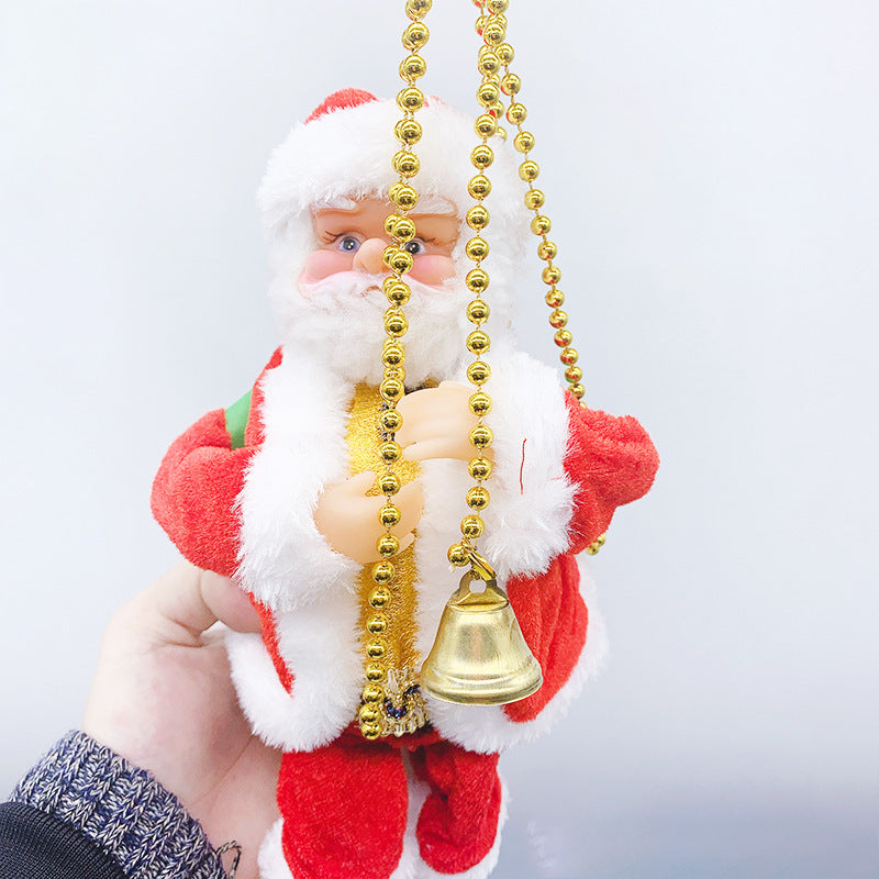 Santa Claus Electric Christmas Window Decoration \ Christmas Toys