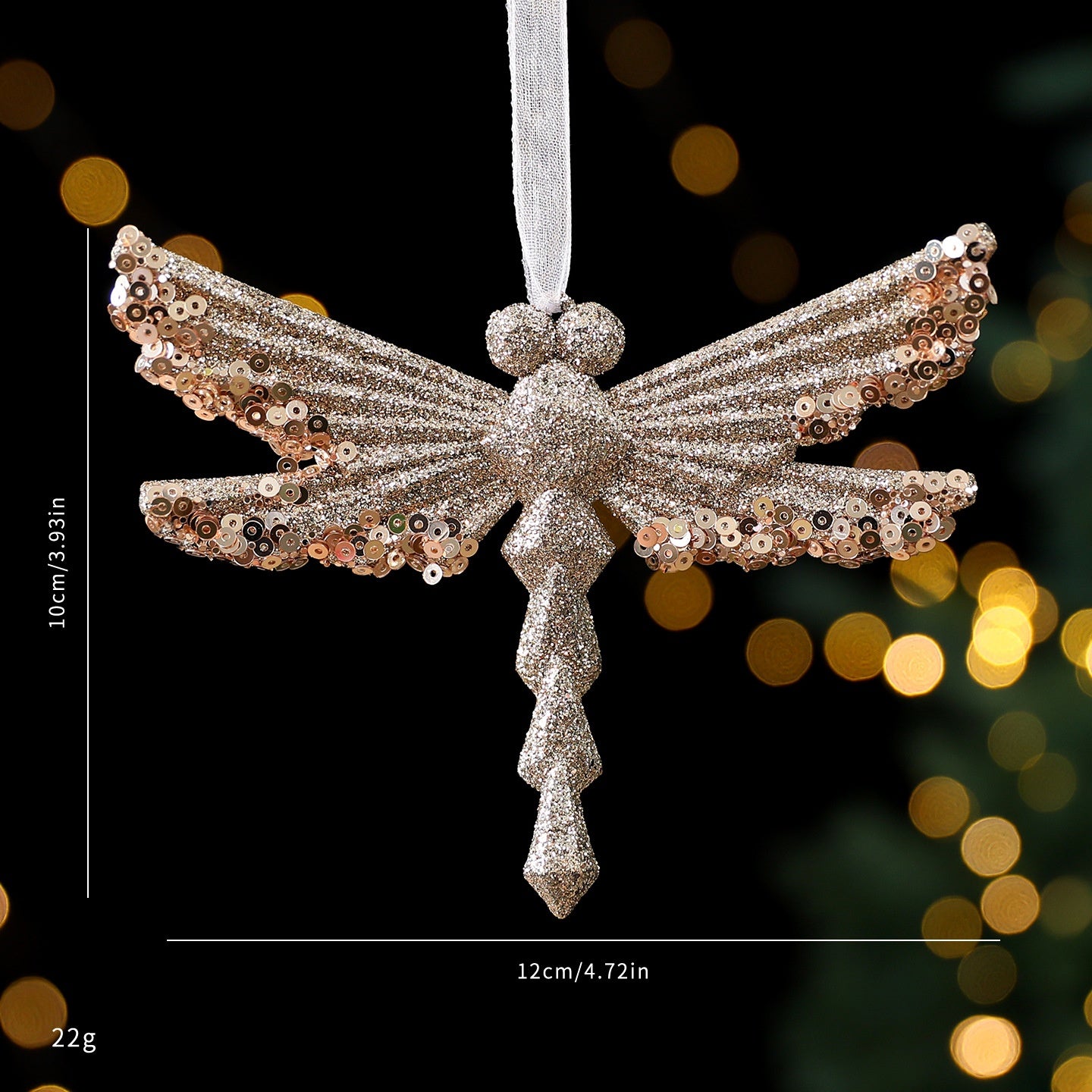 Christmas Tree Decorations Champagne Gold