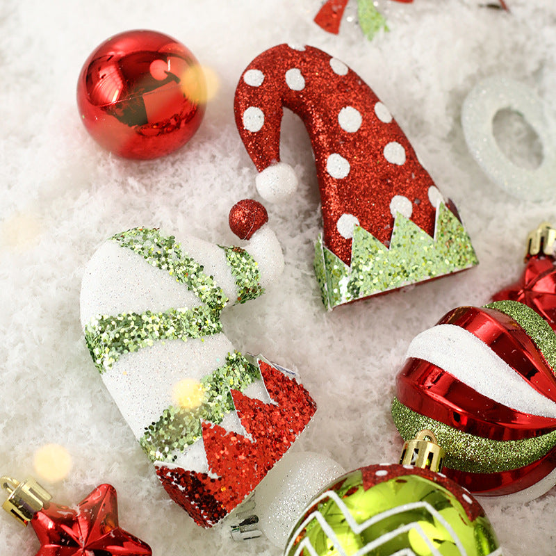 Christmas Decorations 50pcs/set painted Christmas ball set
