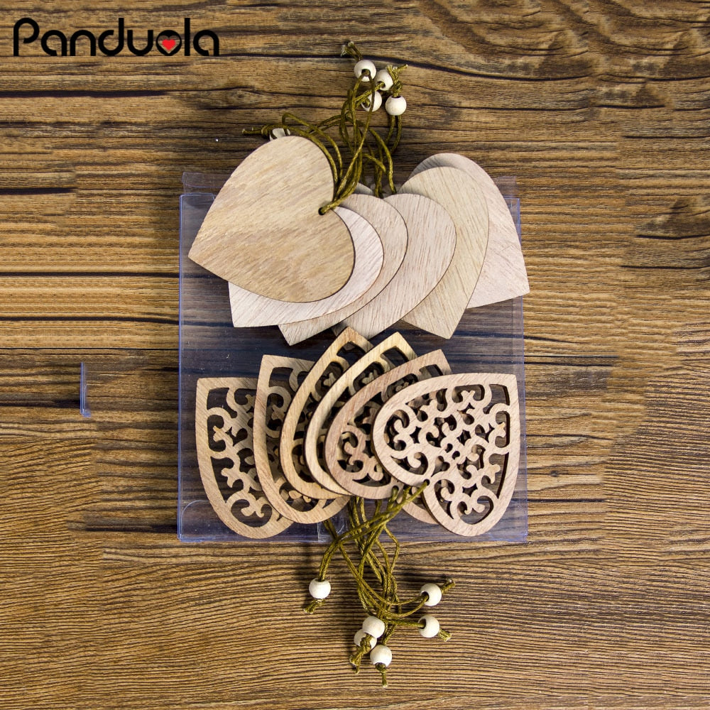 Christmas Tree Ornaments Wood Craft Decorations