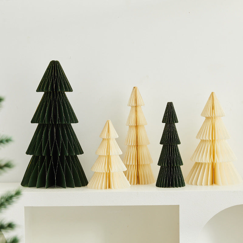 Paper Christmas Tree for Holiday Scene Decoration