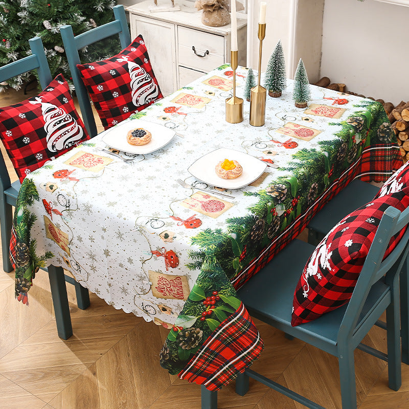 Decoration Creative Christmas Printed Tablecloth