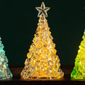 Christmas tree transparent crystal night light