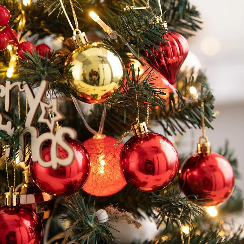 45/60cm Mini Christmas Tree With Lights Decorations