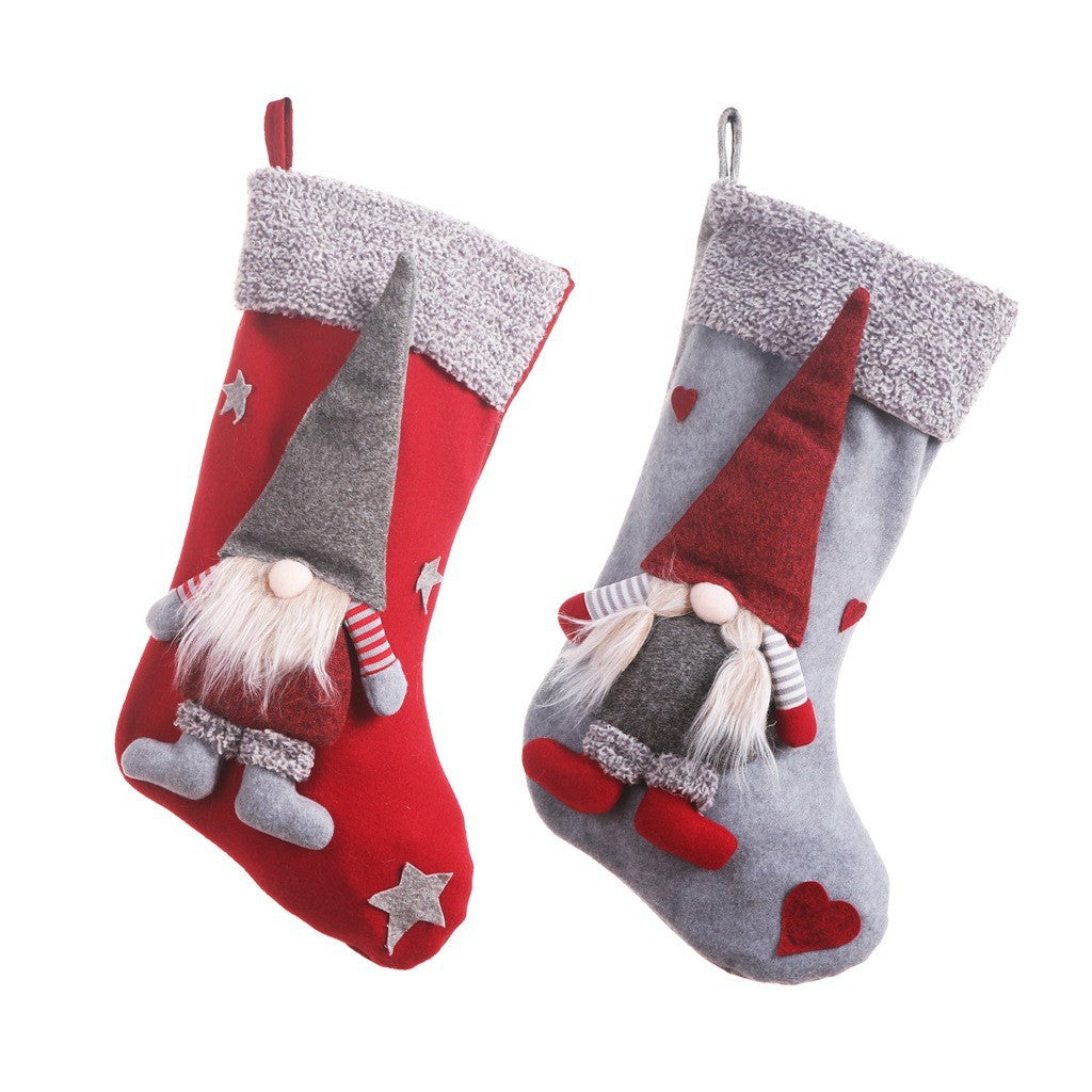 Classic red & white Christmas socking, Christmas gift bags
