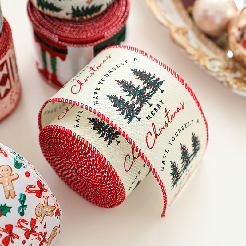 Christmas decoration ribbon, bow tie, Christmas decoration