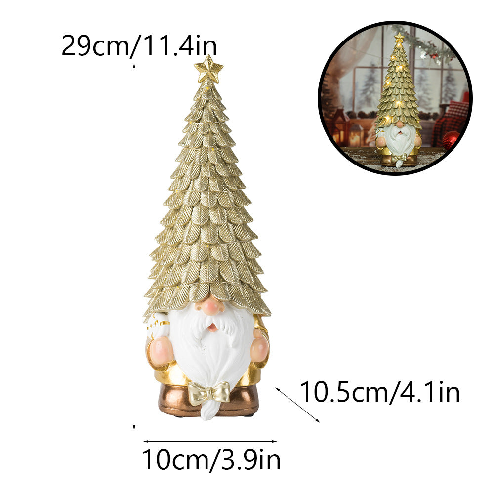 Christmas Dwarves Glowing Gnome Ornaments