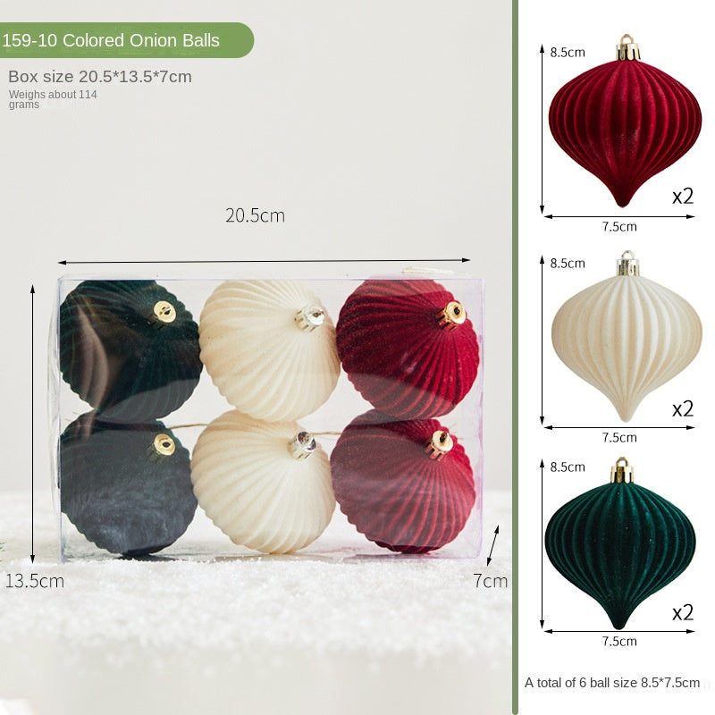 Christmas Red Irregular Ball \ Christmas Tree Decoration