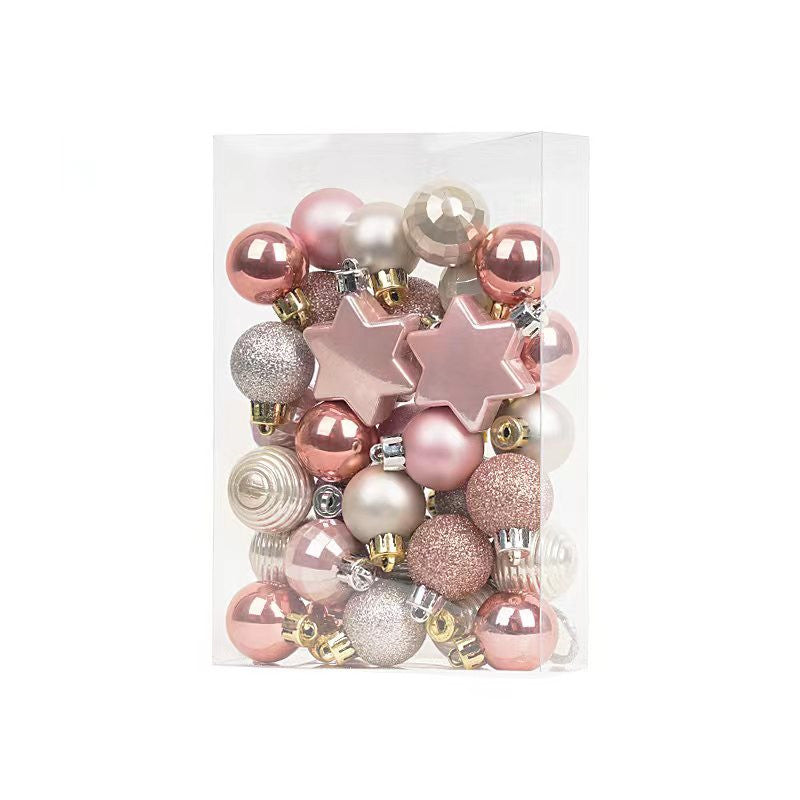 3cm light gold Christmas ball