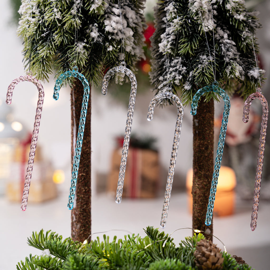 Christmas Decoration Pendant Colorful Ice Cone Cane Tree Pendant