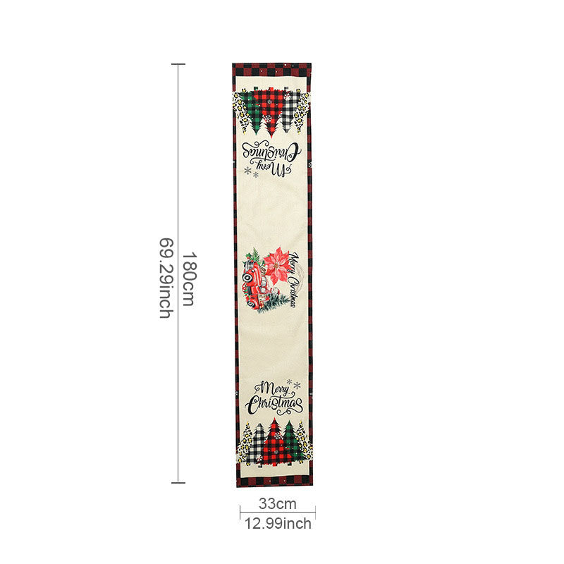 Christmas Decoration Linen Table Flag \ Table Wallpaper Decoration