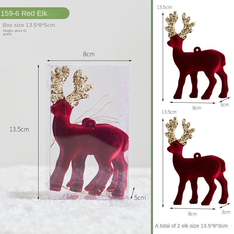 Christmas Red Irregular Ball \ Christmas Tree Decoration