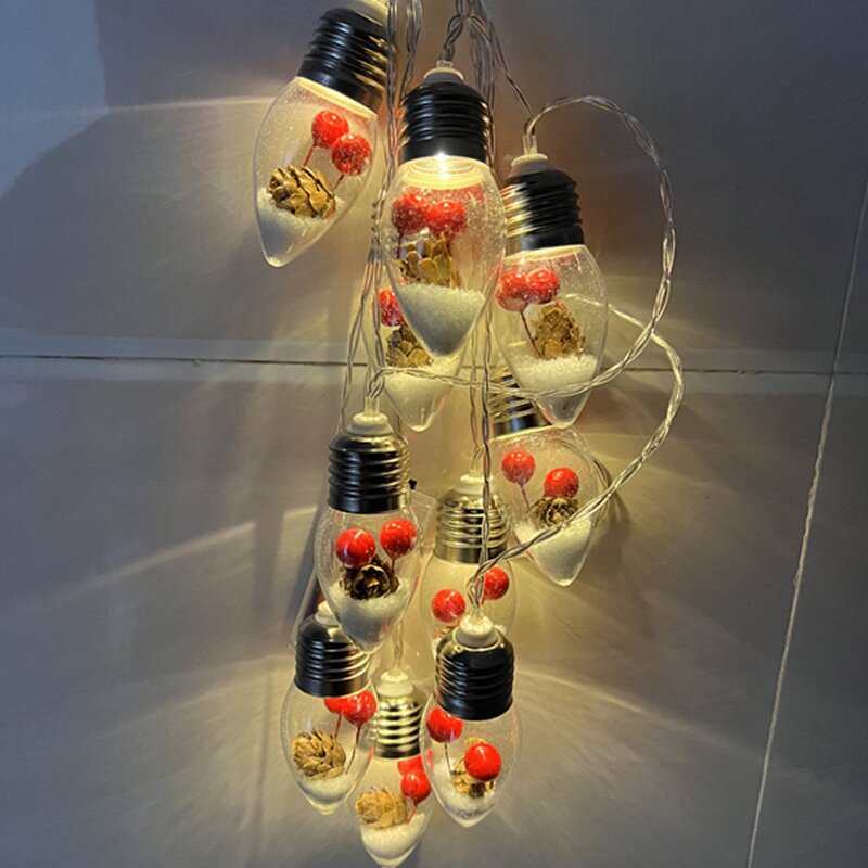 Christmas tree snowflake decoration light, colorful light string