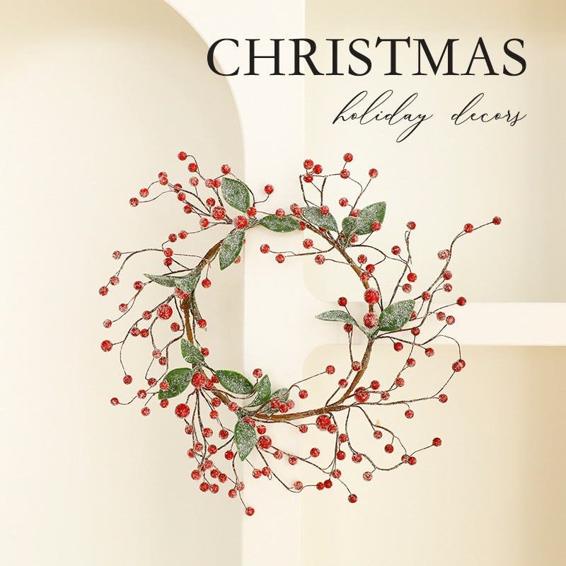 Best-selling Artificial Plant Christmas \ Candle \ Door \ Christmas Decoration
