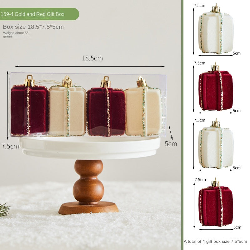 Christmas Red Irregular Ball \ Christmas Tree Decoration