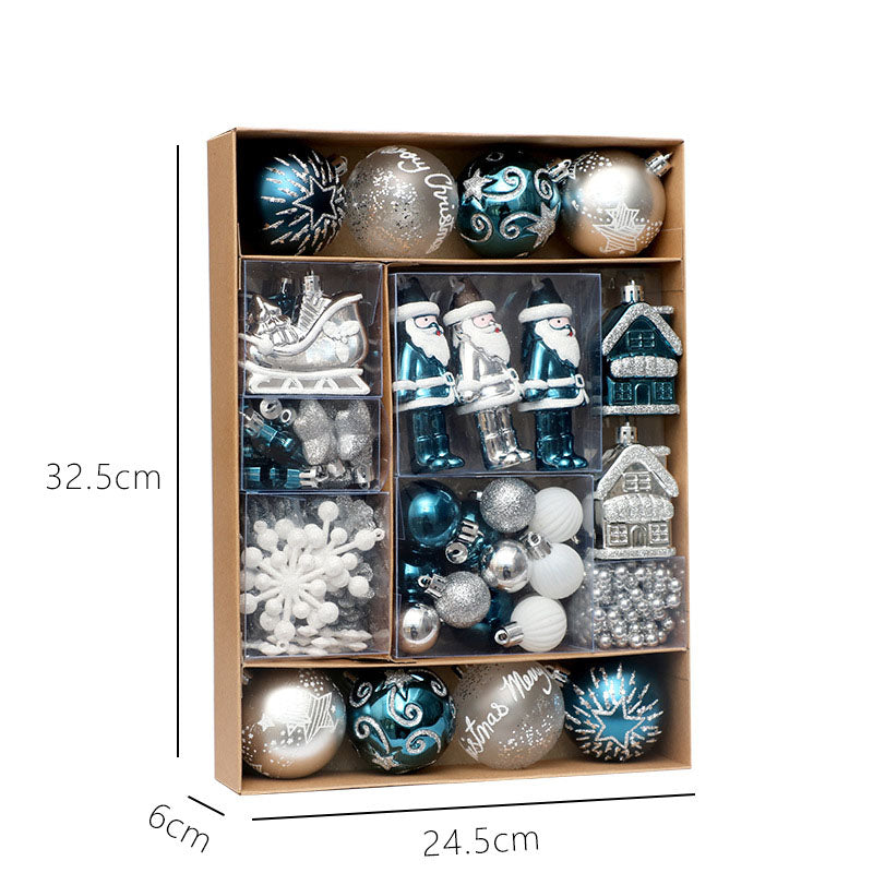 Christmas Decorations 50pcs/set painted Christmas ball set