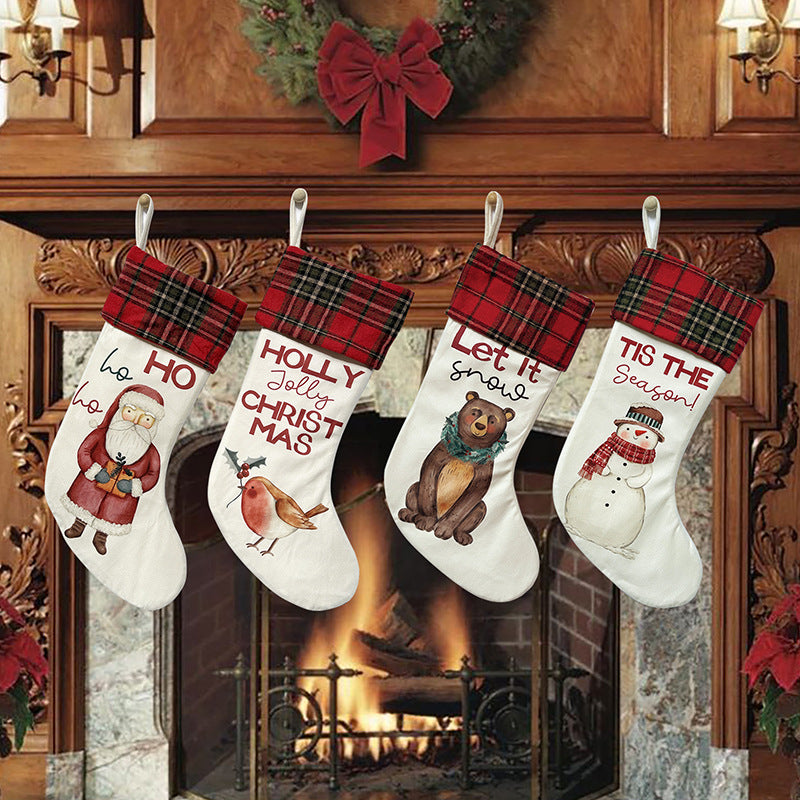 Christmas Decorations Christmas Socks Gifts Candy Socks