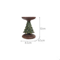 Decorations Christmas Tree Candle Stand Home Tabletop Room Decoration Resin Crafts