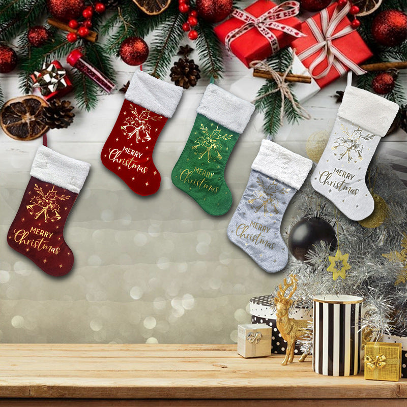 Christmas socks gift bags holiday \ home decorations Christmas tree \ candy bags