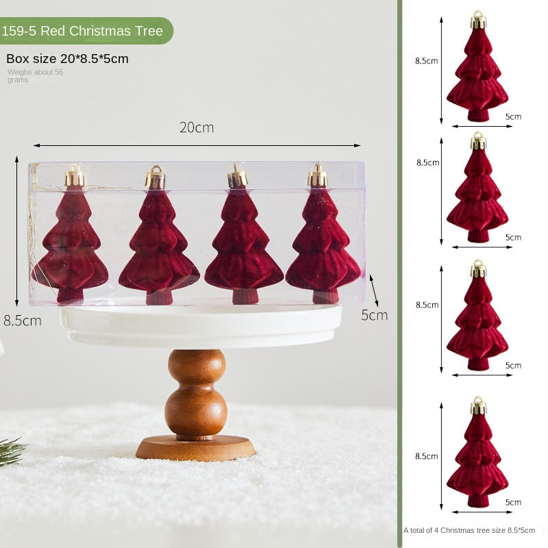 Christmas Red Irregular Ball \ Christmas Tree Decoration