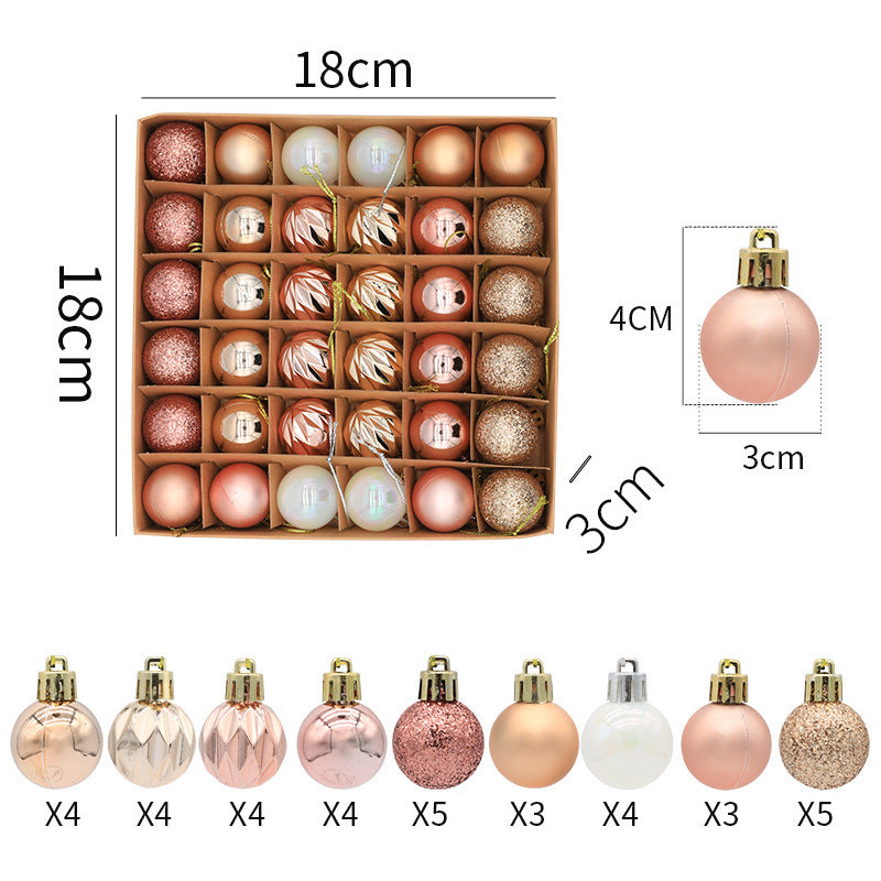 Christmas balls Christmas decorations 36PCS