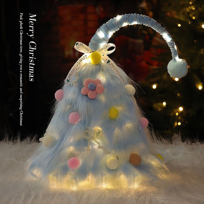 Mini Artificial Christmas Tree with Lights