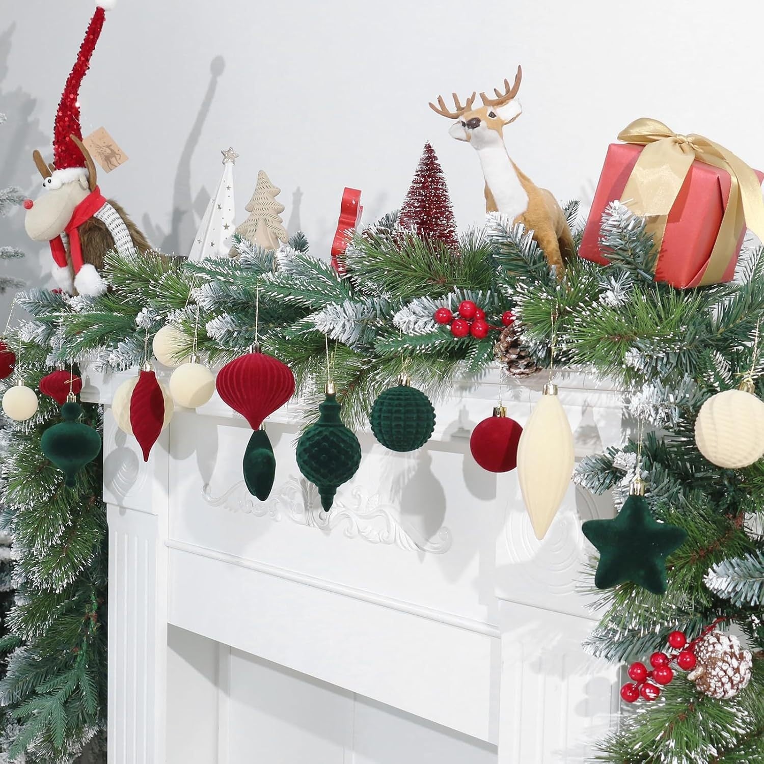 New Irregular Velvet Christmas Ball Set, Christmas Decoration, Christmas Tree Ornament