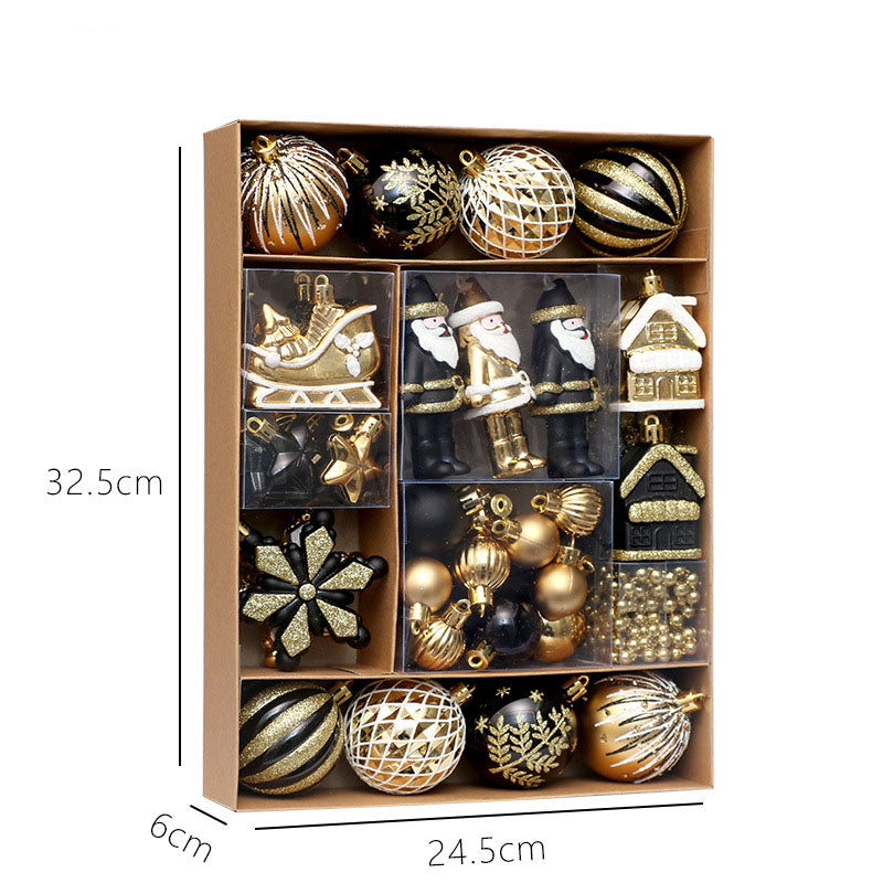 Christmas Decorations 50pcs/set painted Christmas ball set