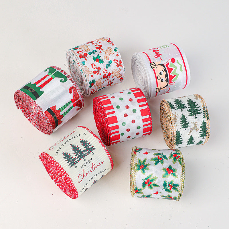 Christmas decoration ribbon, bow tie, Christmas decoration
