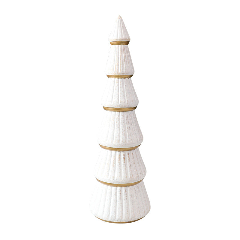 Nordic Wooden Christmas Tree Decor \ Indoor Desktop Christmas Decoration