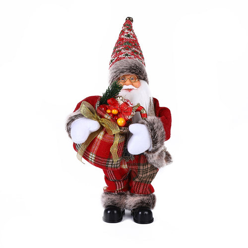30CM electric Christmas music swing old man
